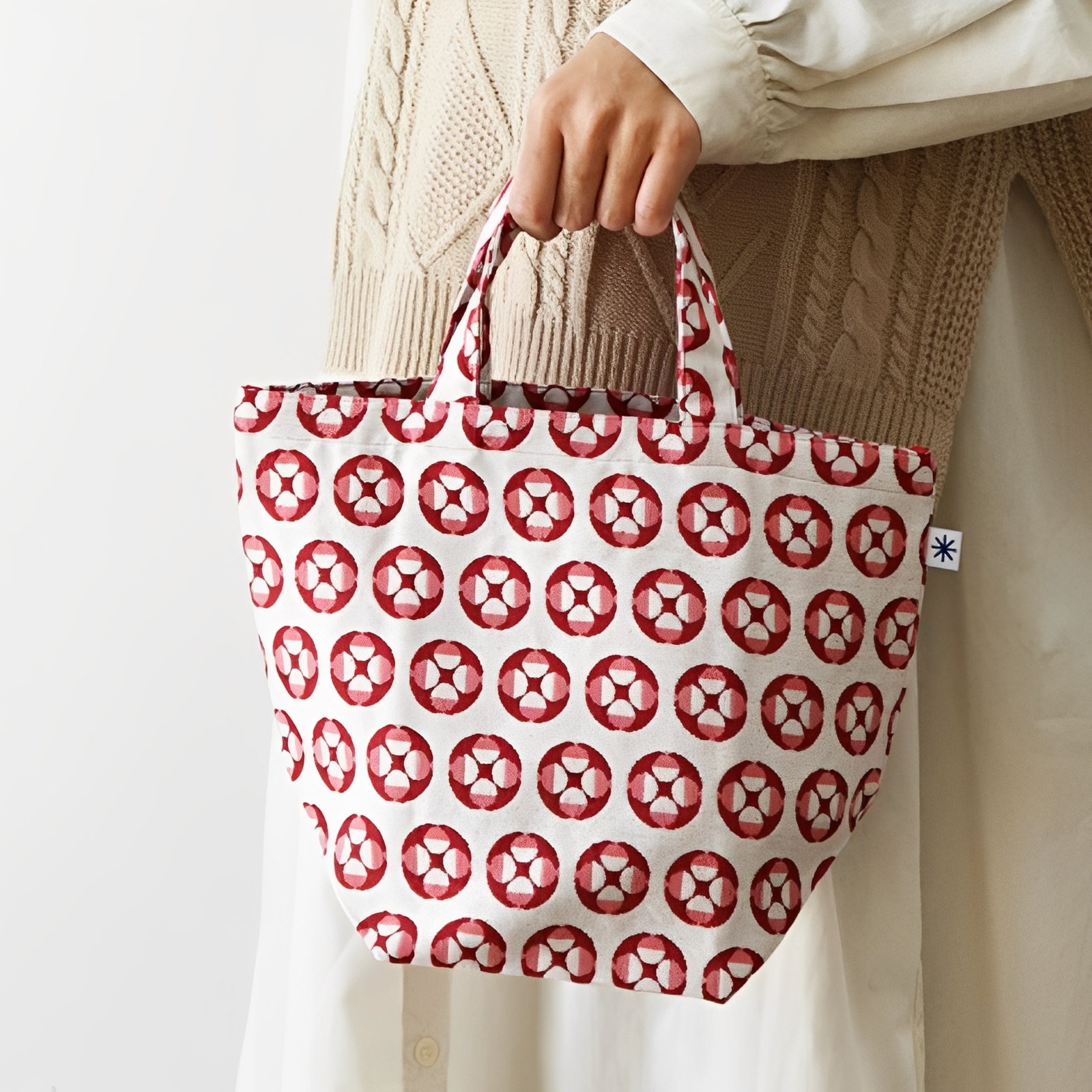 米織小紋 ／雪若丸ランチバッグ | 上杉城史苑ネットショップ